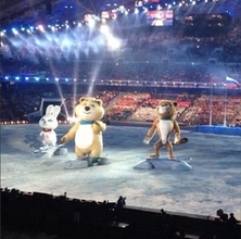 ソチ五輪開会式に登場したマスコットのクマに反響。「○○に似ている」