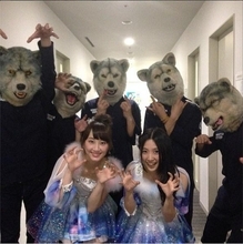 狼バンド・マンウィズが、小嶋陽菜に続きSKE48・松井玲奈とも接近。「ガウガウ」