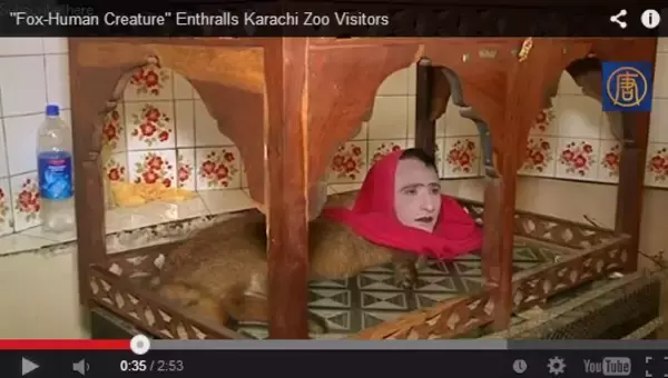 動物園で45年間人気No.1は「キツネ女」の見世物小屋。その芸人魂が話題に。（パキスタン）