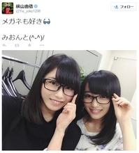 AKB48・横山由依、向井地美音が「メガネ女子」をアピール。内田は“サングラス選抜”に不満。