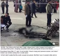 食べ歩きの最中 バイクに激突された12歳少年 箸が首にグサリ 中国 14年12月14日 エキサイトニュース