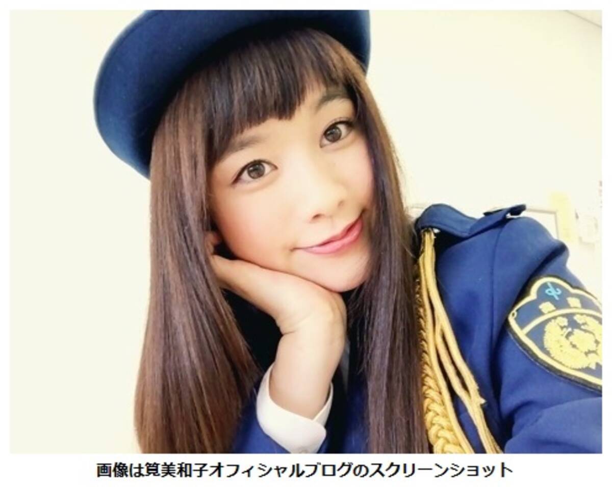 筧美和子 劇場版仮面ライダー でアイドルの一日署長に 婦人警官姿に 似合う 映画が楽しみ 15年6月13日 エキサイトニュース