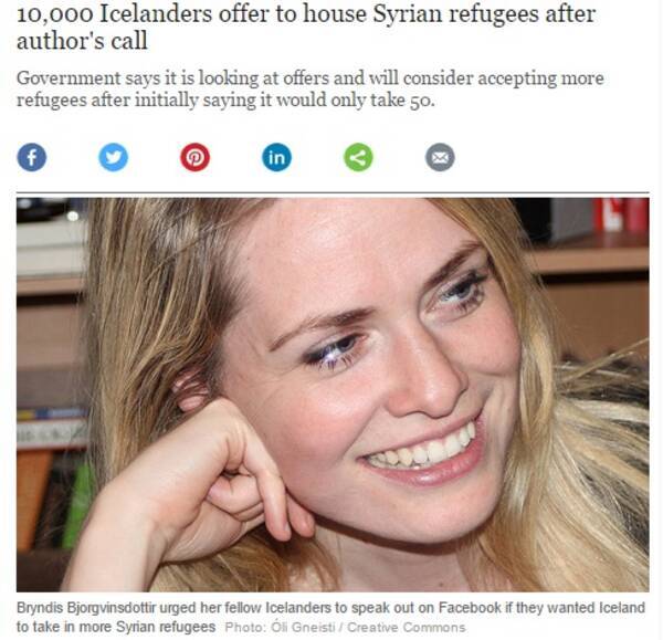 心温かいアイスランド人 一般市民11 000名がシリア難民の受け入れに意欲 15年9月3日 エキサイトニュース