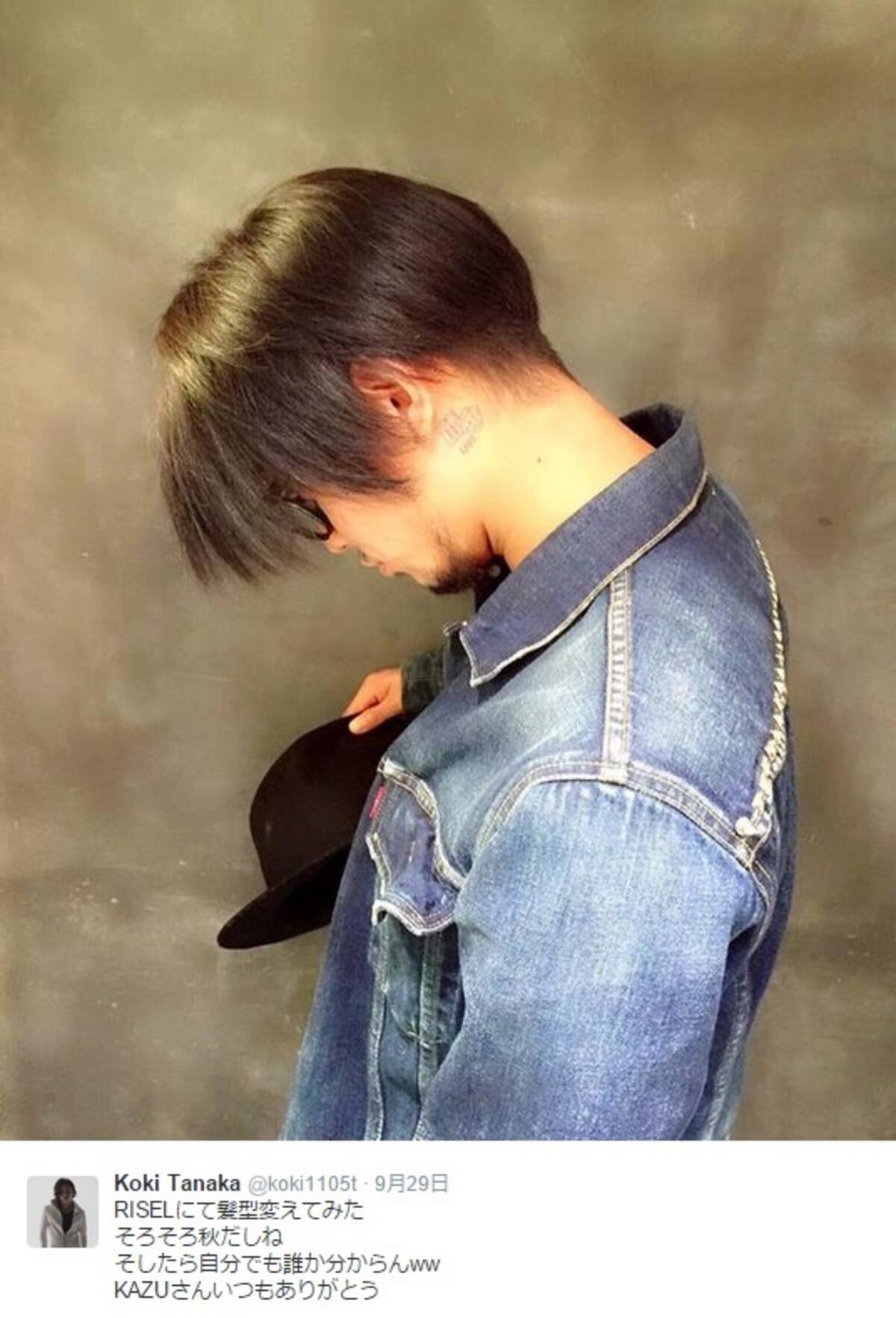 田中聖 髪型変えて 進撃の巨人 リヴァイ コスを計画中 2015年10月