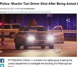 米国でヘイトクライム急増。イスラム系タクシー運転手が撃たれる。