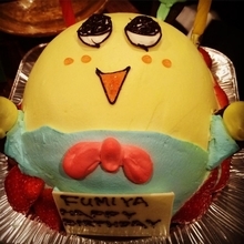 RIP SLYME・DJ FUMIYA　誕生日を“ふなっしー”ケーキでお祝い