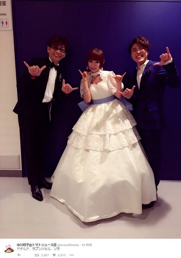 しょこたん感激 ドナルド ラプンツェル ソラ の声優ショット 16年4月10日 エキサイトニュース