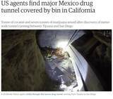 「サンディエゴ－ティファナ間でまたドラッグトンネル！　24億円相当のコカインと大麻」の画像1