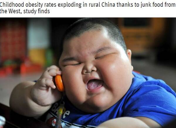 まるで ミシュランタイヤ のキャラクター 中国農村部で少年少女の肥満急増 16年4月30日 エキサイトニュース