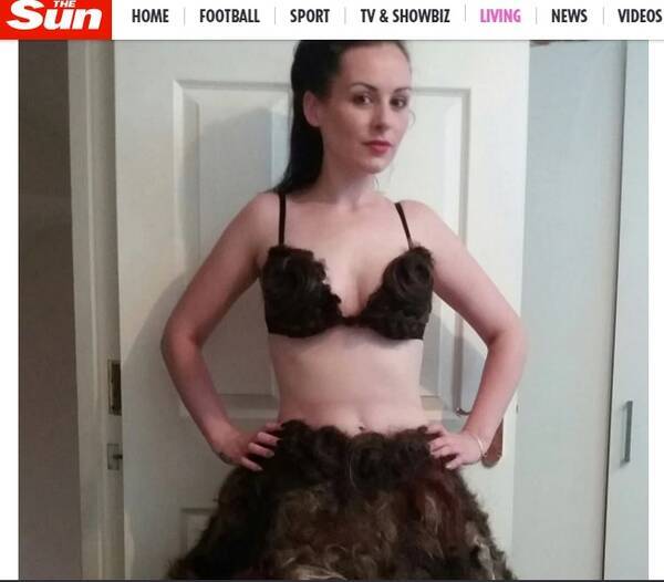 素材は 人間の陰毛 世界一不快なドレス を作った女性 16年7月8日 エキサイトニュース