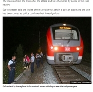 「神は偉大だ！」恩を仇で返した17歳難民少年　ドイツ鉄道・斧振り回し事件で