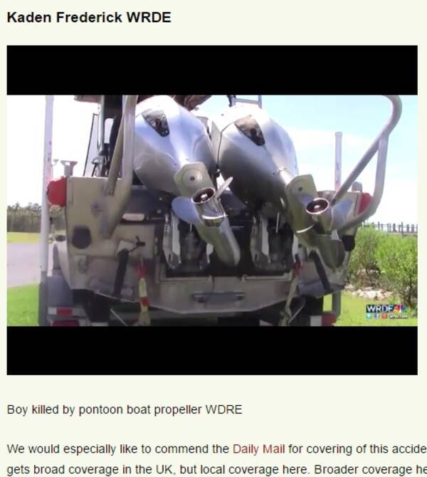 遊覧ボートでバランス崩し転落 9歳少年 プロペラに巻き込まれ死亡 米 16年8月23日 エキサイトニュース