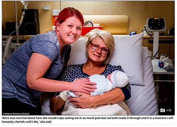 白血病を患った娘に代わり46歳母が代理出産 豪 16年8月25日 エキサイトニュース