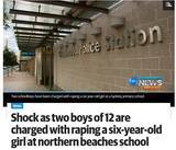 「6年生男子2名が1年生女子に性的暴行　小学校のトイレで（豪）」の画像1