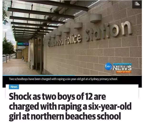 6年生男子2名が1年生女子に性的暴行　小学校のトイレで（豪）