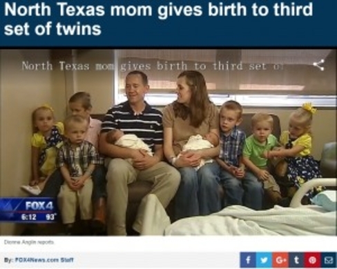自然妊娠で3組の双子を出産した母親 バタバタだけど かけがえのない生活 米 18年2月4日 エキサイトニュース