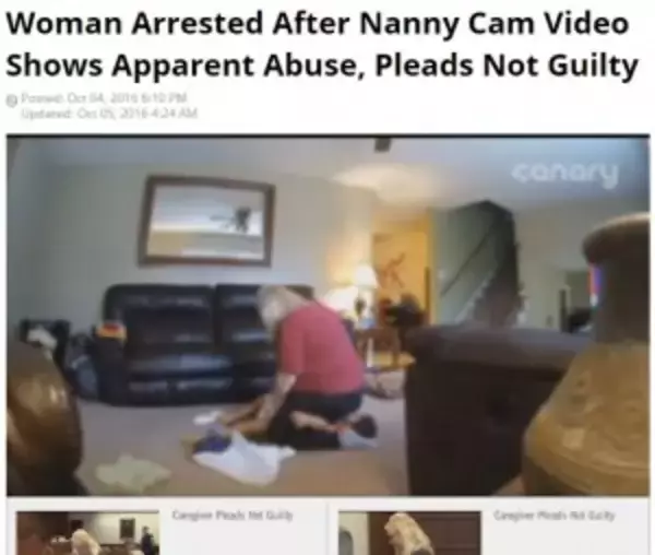 4歳障がい児の胸に座りながらオムツ交換、虐待ナニーを隠しカメラが暴く（米）
