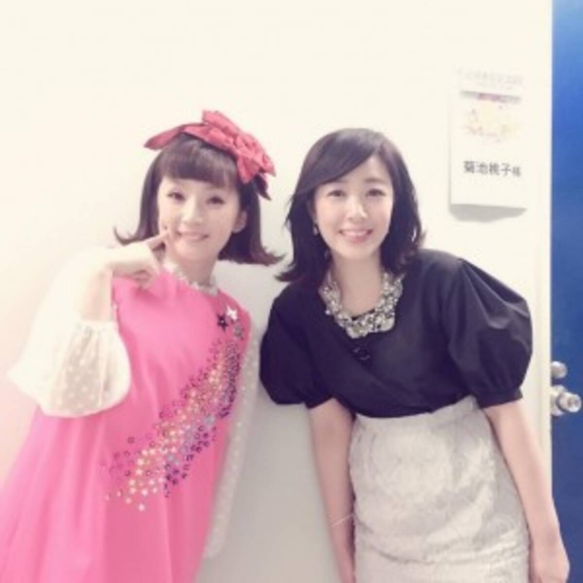 千秋 永遠の憧れ 菊池桃子と2ショット 芸能人になりたい と思わせてくれた人 17年2月13日 エキサイトニュース