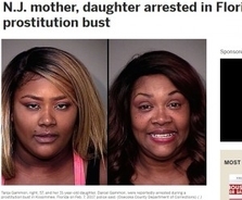 母と娘がチームで3P売春　瓜二つの57歳と31歳を逮捕（米）