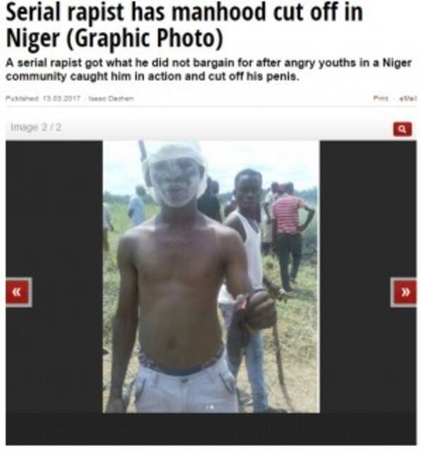 連続婦女暴行犯を村人が襲撃 ペニスを切り落とす ナイジェリア 17年3月17日 エキサイトニュース