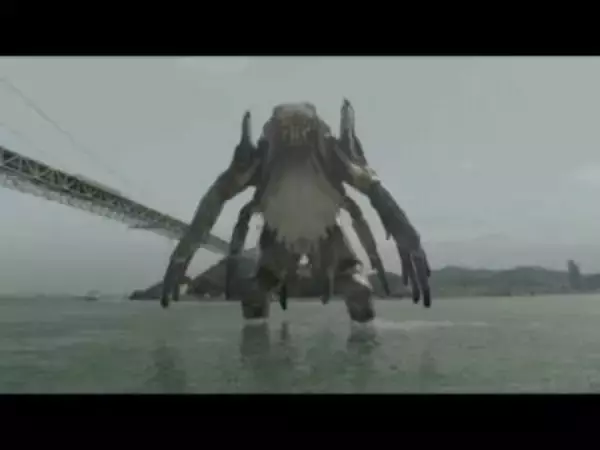 巨大怪獣“カイセンドン”が関門橋に迫る！　日本映像界トップチームが衝撃の作品