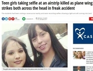 自撮りに夢中の少女2人、飛行機の翼に打たれ即死（メキシコ）