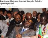 「会議中に目を閉じるジンバブエ大統領　「目を守っているだけ」政府が擁護」の画像1
