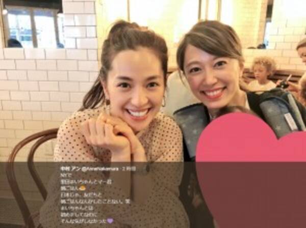 中村アン Nyで里田まい家族と一緒に朝食 日本じゃ 友だちと朝ごはんしたことない 17年9月13日 エキサイトニュース