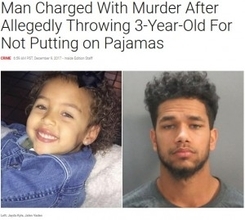 「パジャマを着なかったから」と3歳児を暴行死　母親の恋人が逮捕（米）