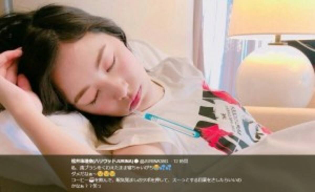 松井珠理奈 歯ブラシをくわえて寝落ち に心配の声 アイドルなんだから要注意 18年3月16日 エキサイトニュース