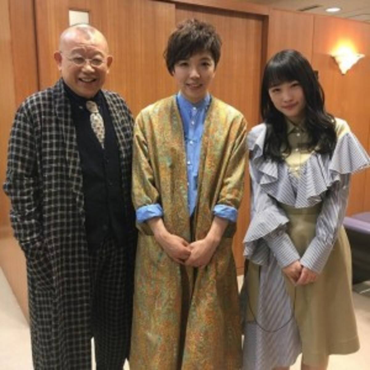 小平奈緒選手 笑福亭鶴瓶 川栄李奈との3ショットに反響 個性派女優かと 18年4月8日 エキサイトニュース