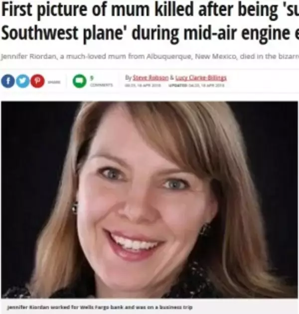 サウスウエスト航空、フライト中にエンジン爆発で女性客が死亡（米）