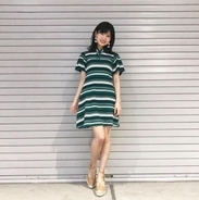 AKB48谷口めぐ、ミニワンピの“めぐコーデ”に「ヘッド様、相変わらず美脚」の声