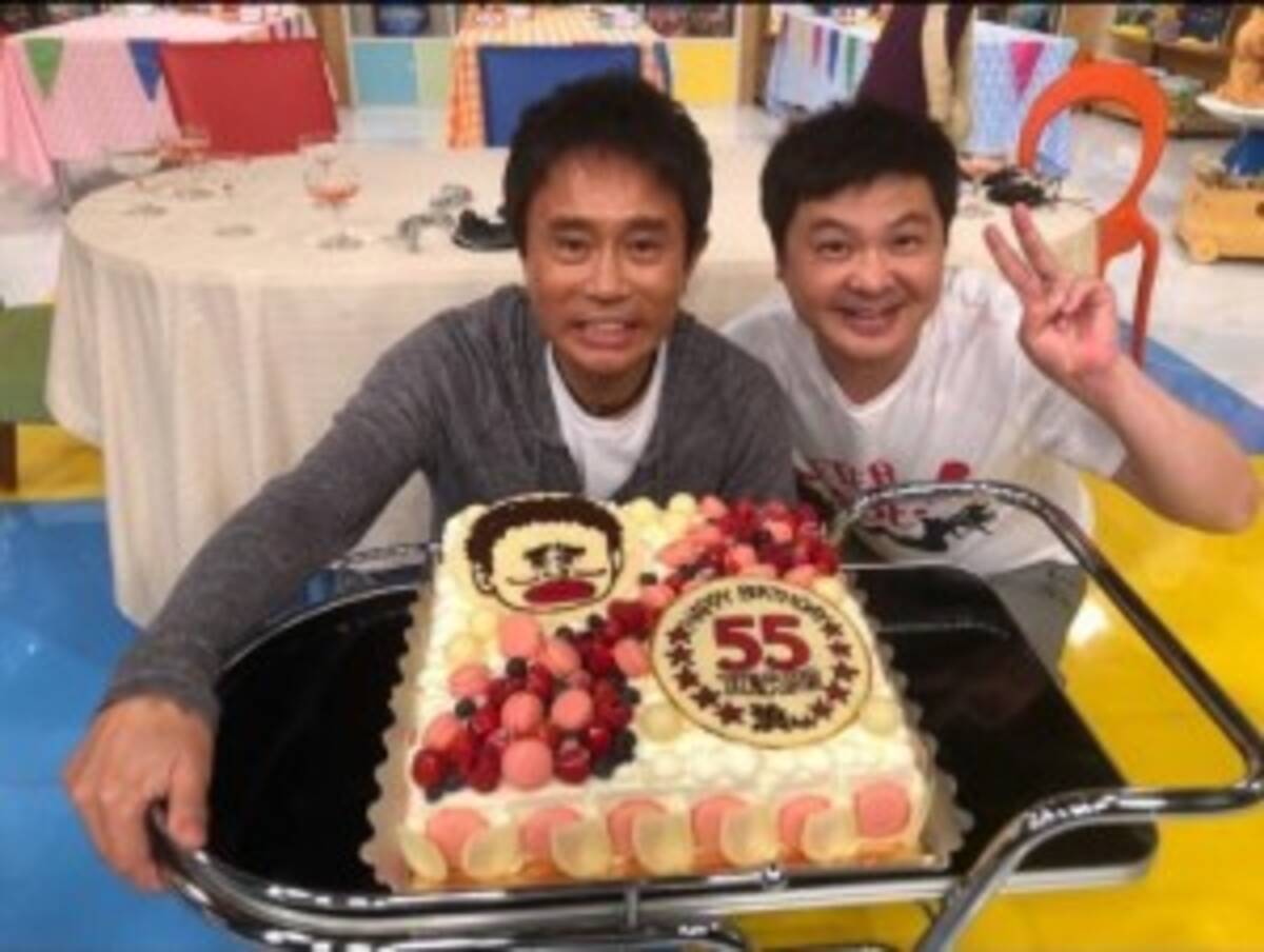 浜田雅功の誕生日を祝う月亭方正 初めてのツーショットではないでしょうか 18年5月16日 エキサイトニュース