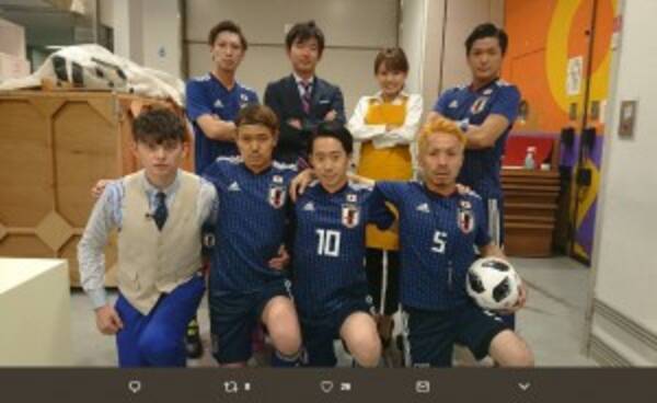 サッカーw杯 日本代表の2ゴールを ものまねjapan が再現 出演オファー続く 18年6月日 エキサイトニュース