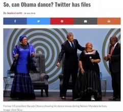オバマ元大統領はダンスが下手？　南ア大統領「マンデラ氏ほど上手くない」
