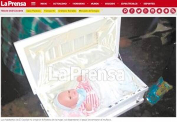 妊娠を偽り死産を装った女 人形を墓に埋める ホンジュラス 動画あり 18年8月6日 エキサイトニュース