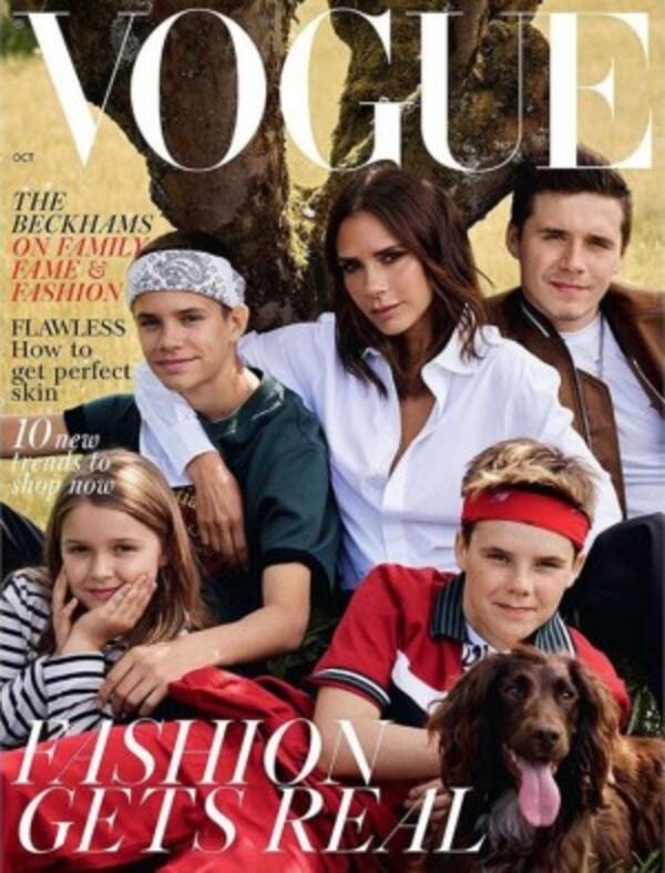 デヴィット ヴィクトリア ベッカム夫妻 Snsで愛を告白 家族で Vogue の表紙も飾る 18年9月7日 エキサイトニュース