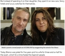娘の病を誇張し、集めた寄付金5,400万円で贅沢三昧した夫婦に懲役刑（スペイン）