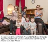 「子供7人、双子を妊娠中のシングルマザーが協議会に苦情「もっと広い家を」（英）」の画像1