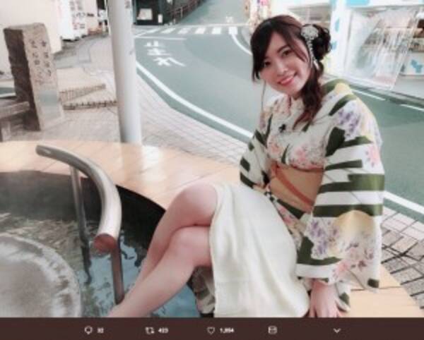 Ske48松井珠理奈が 足湯 姿 下呂温泉ロケショットに かわいすぎるんですが 18年12月日 エキサイトニュース