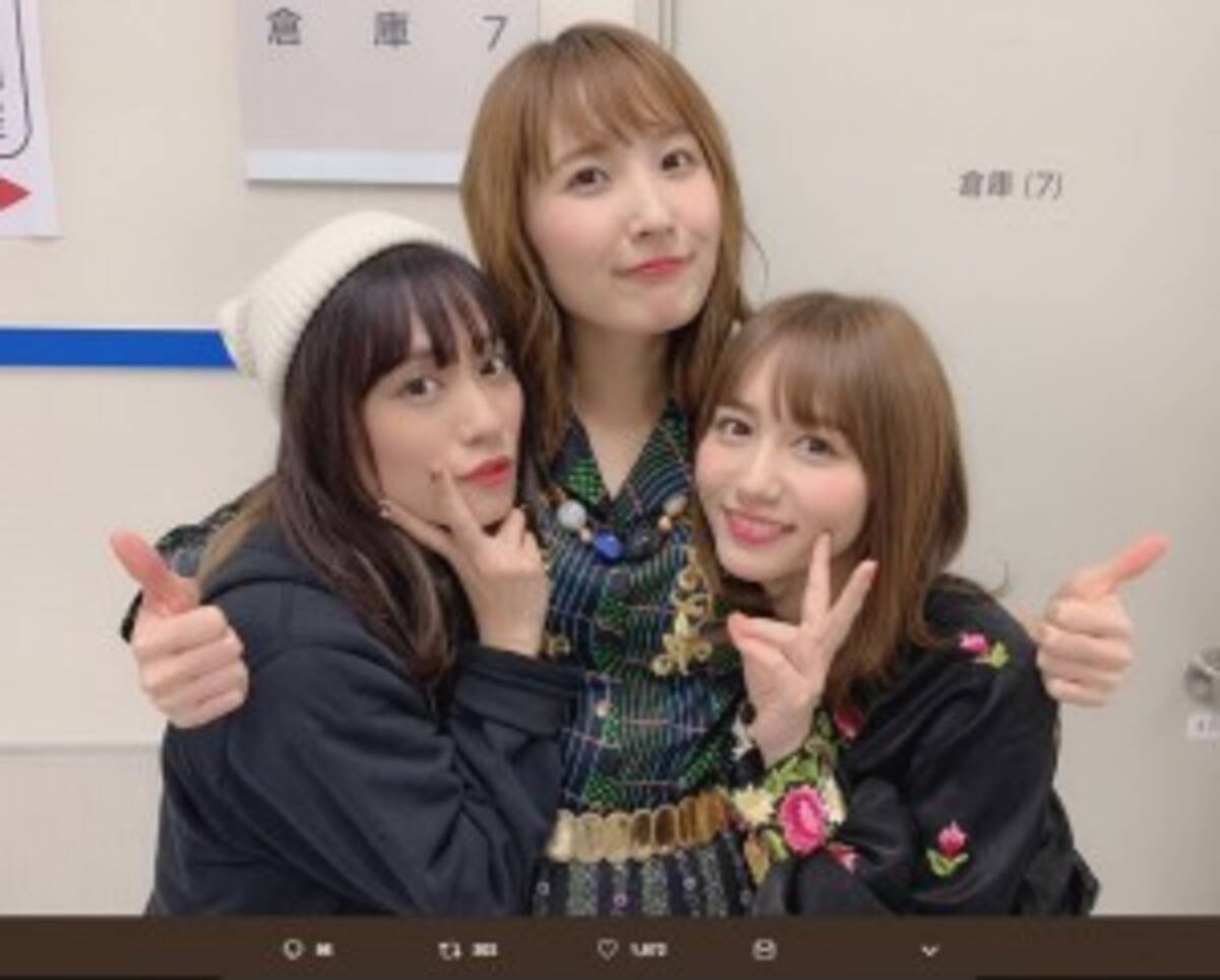 Ske48斉藤真木子 内山命 大場美奈 3ショットの凸感にファン ちょーかわいい 19年2月12日 エキサイトニュース