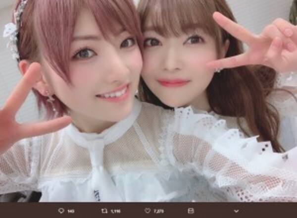 指原莉乃 岡田奈々 密着ショット が48グループの希望感じさせる 19年3月30日 エキサイトニュース