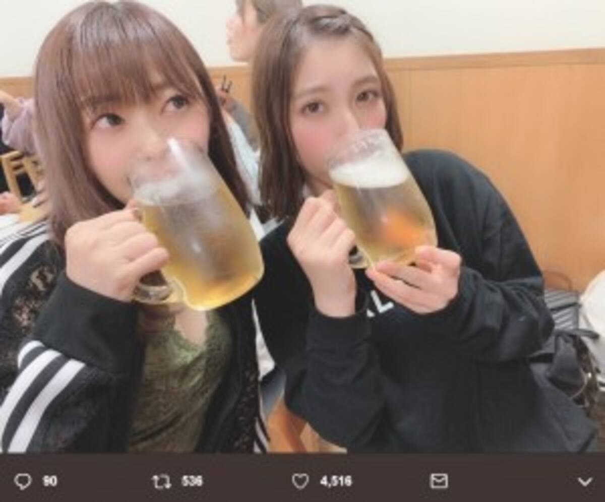 指原莉乃 松岡菜摘 ビールで打ち上げ 村重杏奈の投稿にファン 良い仕事するよね 2019年5月29日 エキサイトニュース