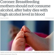 授乳後に死亡した乳児　母親は前日の大量飲酒が明らかに（ニュージーランド）