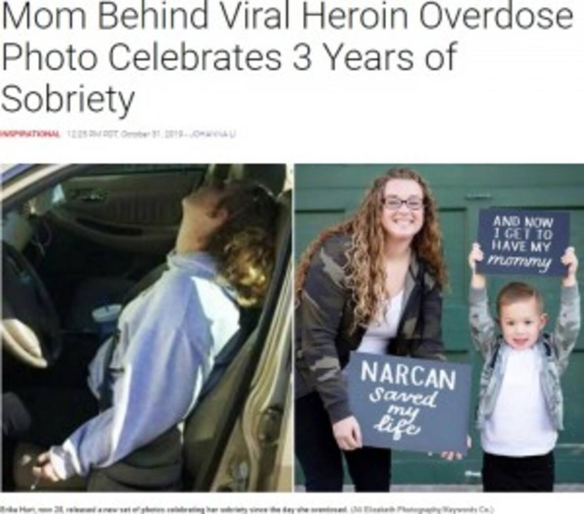 ヘロイン過剰摂取の写真が拡散した母 息子のために 薬物を断ち3年経った心境語る 米 19年11月5日 エキサイトニュース