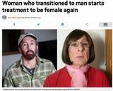 「「また女性に戻りたい」女性から男性に性転換したトランスジェンダーの後悔（英）」の画像1