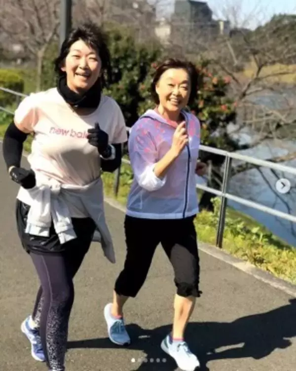 たんぽぽ川村、増田明美さんと笑顔の2ショット　フルマラソン参加できずも「走り続けてみようかな」
