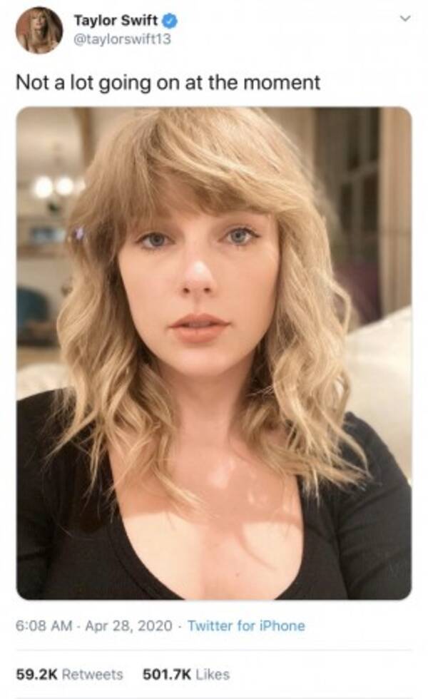 テイラー スウィフト 美しすぎるスッピン公開 ファンら 重大発表 を期待 年5月1日 エキサイトニュース テイラー スウィフト 美しすぎるスッピン公開 ファンら 重大発表 を期待 年5月1日 エキサイトニュース