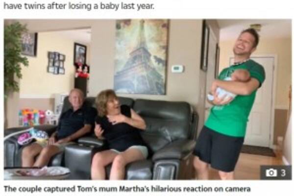 双子の妊娠をサプライズで隠し通した夫婦 誕生した2人目を見た母親は 本物の赤ちゃんなの 米 動画あり 年7月29日 エキサイトニュース